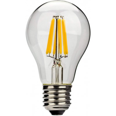 LED Edison Bulb 60W Equivalent, Non-Dimmable 6W A19 Filament Light