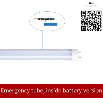 4 ft. 1.2m T8 G13 LED Emergency Tube, lasts 90 minutes, 25 pack