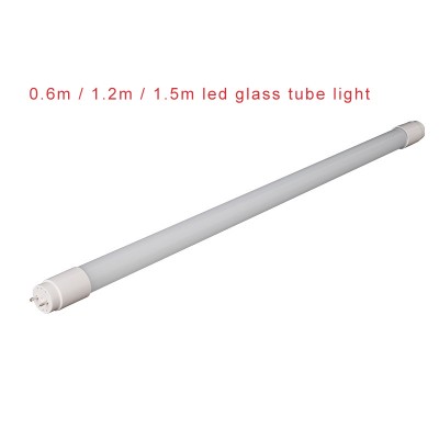 HMINLED T8 GLASS LED TUBE LIGHT, 0.6M, 1.2M, 1.5M (Price is for 25 pcs/box)