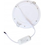 HMINLED LED Recessed Round Light 6000K 6'' 12W with Driver, 10 PACK