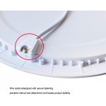 HMINLED LED Recessed Round Light 6000K 6'' 12W with Driver, 10 PACK