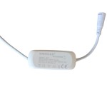 HMINLED 8 Inch 18 Watt Ultra Thin Round LED Recessed Panel Lighting 6500K, 10 PACK