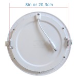 HMINLED LED Recessed Lighting Downlight, 3in 3W (40W Halogen Equivalent), 6in 12W, 8in 18W, 6500K Daylight White, CRI 80, with LED Driver