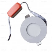 HMINLED LED Recessed Lighting Downlight, 3in 3W (40W Halogen Equivalent), 6in 12W, 8in 18W, 6500K Daylight White, CRI 80, with LED Driver