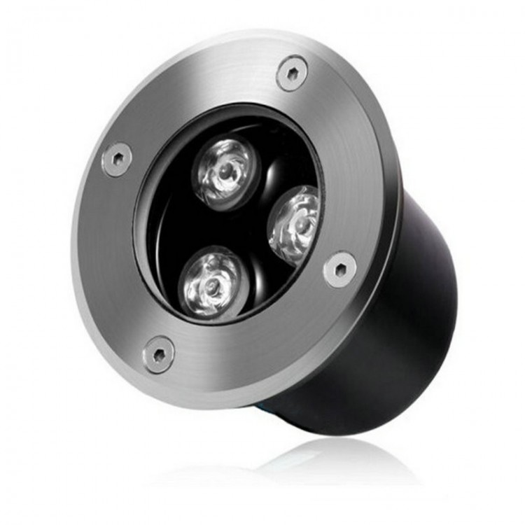 3w led in - ground well light with ip65 waterproof rating, energy - saving, high - brightness for garden courtyard