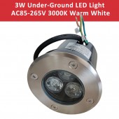 3w led in - ground well light with ip65 waterproof rating, energy - saving, high - brightness for garden courtyard