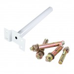 Stainless Steel Solar Street Light Mounting Bracket for Outdoor Light Pole Mount, Barn Lights