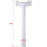 Stainless Steel Solar Street Light Mounting Bracket for Outdoor Light Pole Mount, Barn Lights